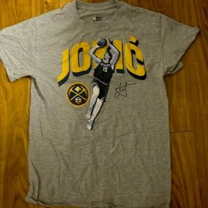 Jokic laser signed T shirt